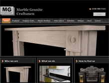 Tablet Screenshot of marblegranitecraftsmen.co.uk
